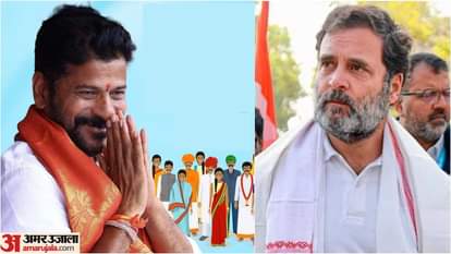 तेलंगाना के मुख्यमंत्री रेवंत रेड्डी और कांग्रेस सांसद राहुल गांधी (फाइल)