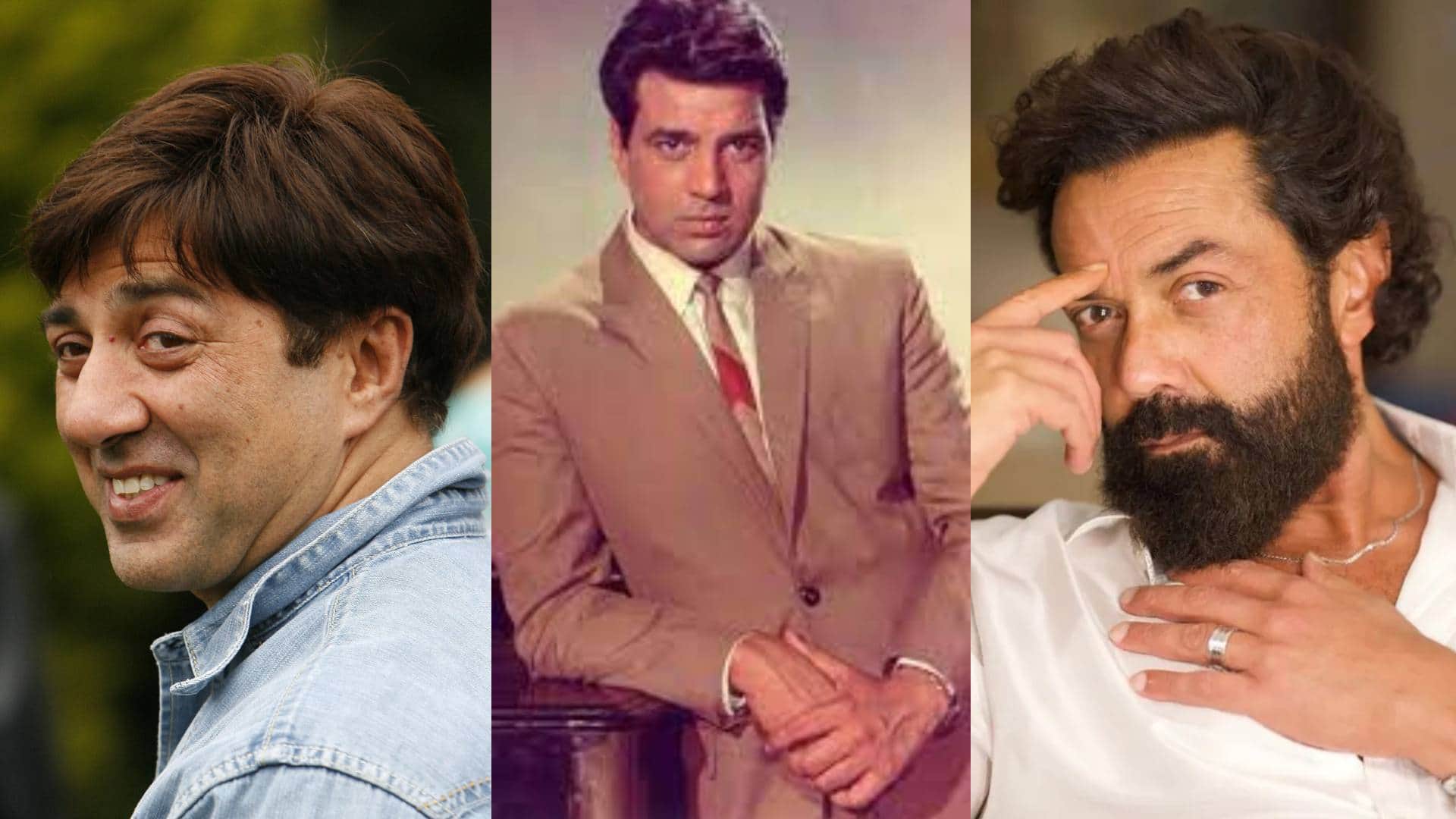 Real Life Father Son Duo in Movies Amitabh Bachchan Abhishek Bachchan Dharmendra Sunny Deol Bobby Deol