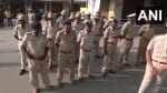 मौके पर भारी पुलिस बल तैनात