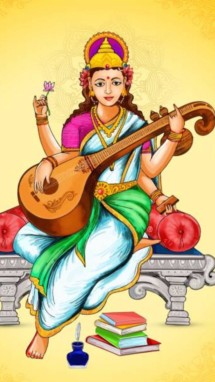 Poster Maa Saraswati Beautiful Sketch Photo Picture Series14 sl492 (Wall  Poster, 13x19 Inches, Matte, Multicolor) Fine Art Print - Religious posters  in India - Buy art, film, design, movie, music, nature and