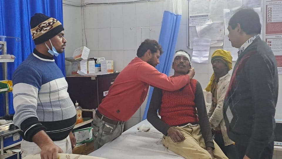 Two laborers killed 12 injured after tractor trolley overturns in chandauli