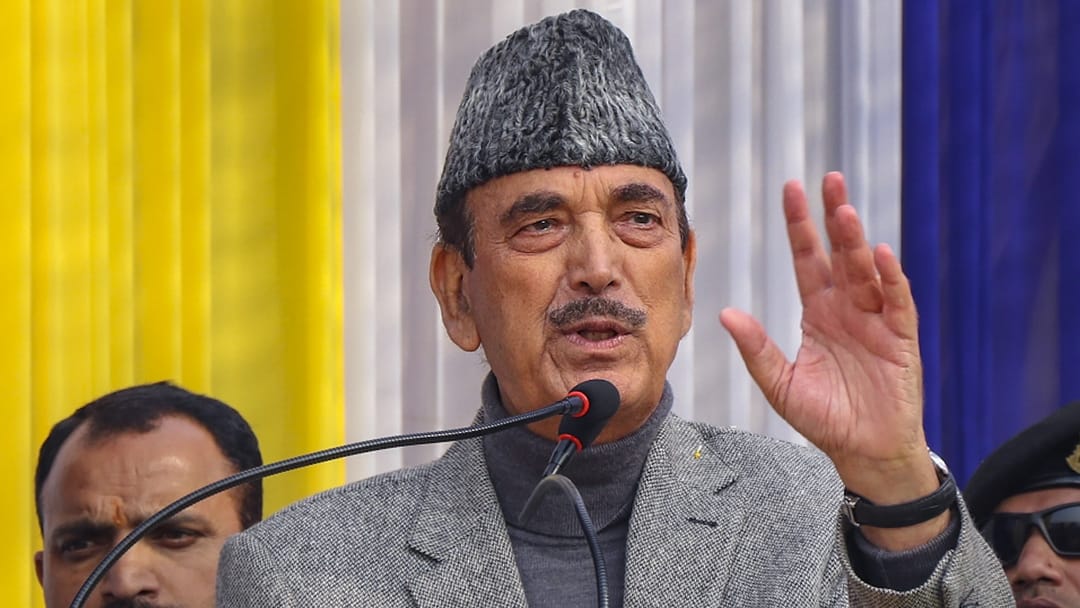 DPAP President Ghulam Nabi Azad in jammu speaks on india block and congress