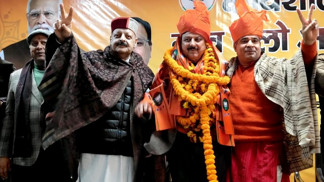 NC in Jammu division: Kathua District President joins BJP along with supporters