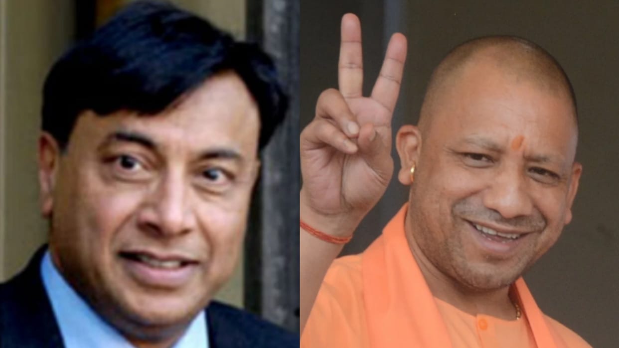 Lakshmi Mittal praises CM Yogi Adityanath.