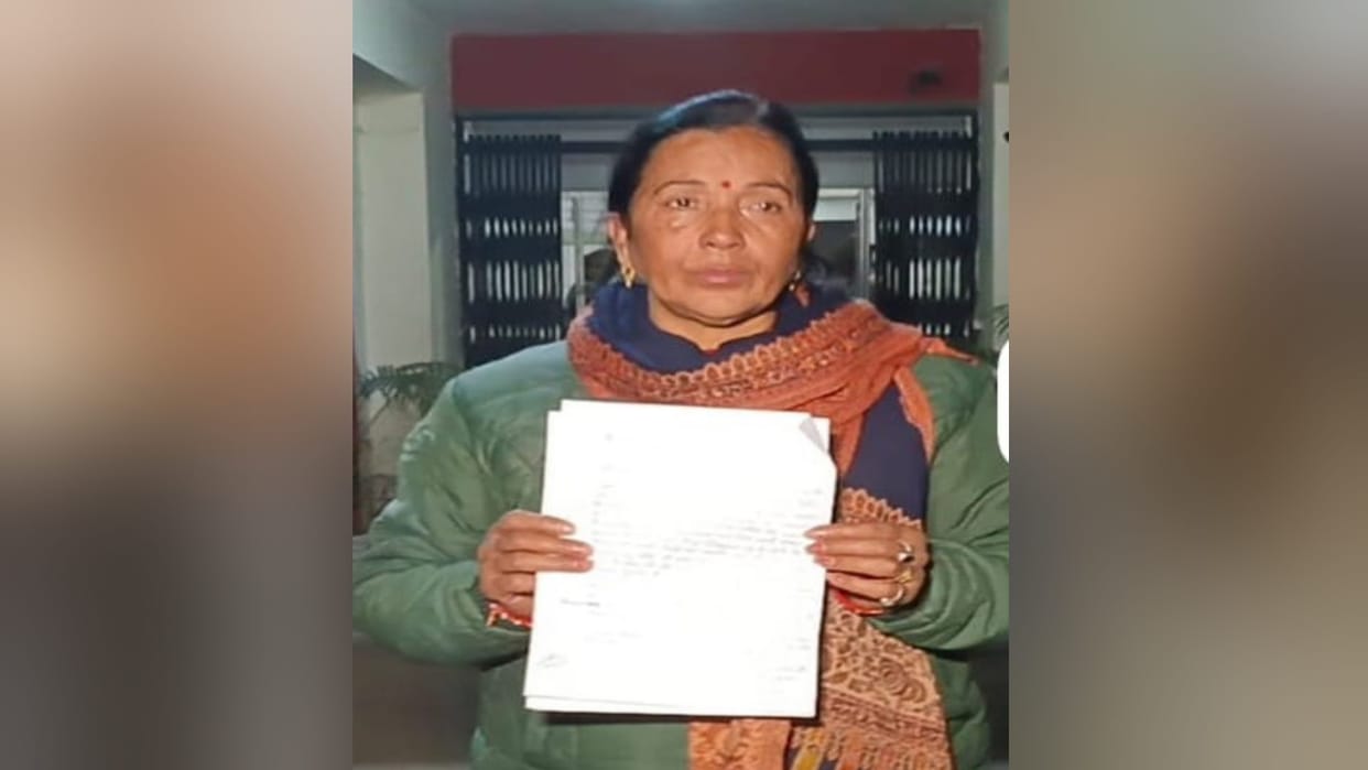 Dispute case between expelled party Sunita Malik and BJP District President has reached police station