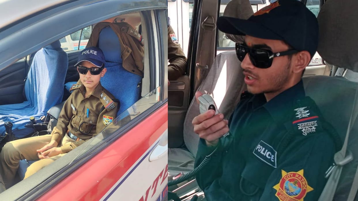 Two Little Singhams came on the streets, told people about junior traffic cop in Dehradun