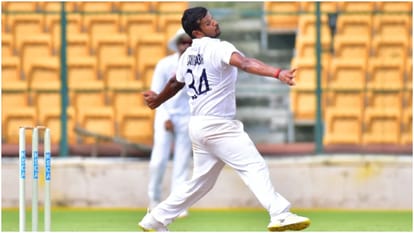 Cricketer Saurabh Kumar will play in place of Jadeja in Team India, sharpened his skills in Meerut