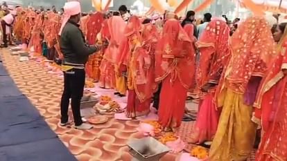 CM mass marriage scheme fake brides got married without grooms in ballia