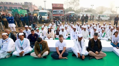 Bihar News: Rahul Gandhi's Bharat Jodo Nyay Yatra reaches Purnia; Talked to farmers: Targeted BJP
