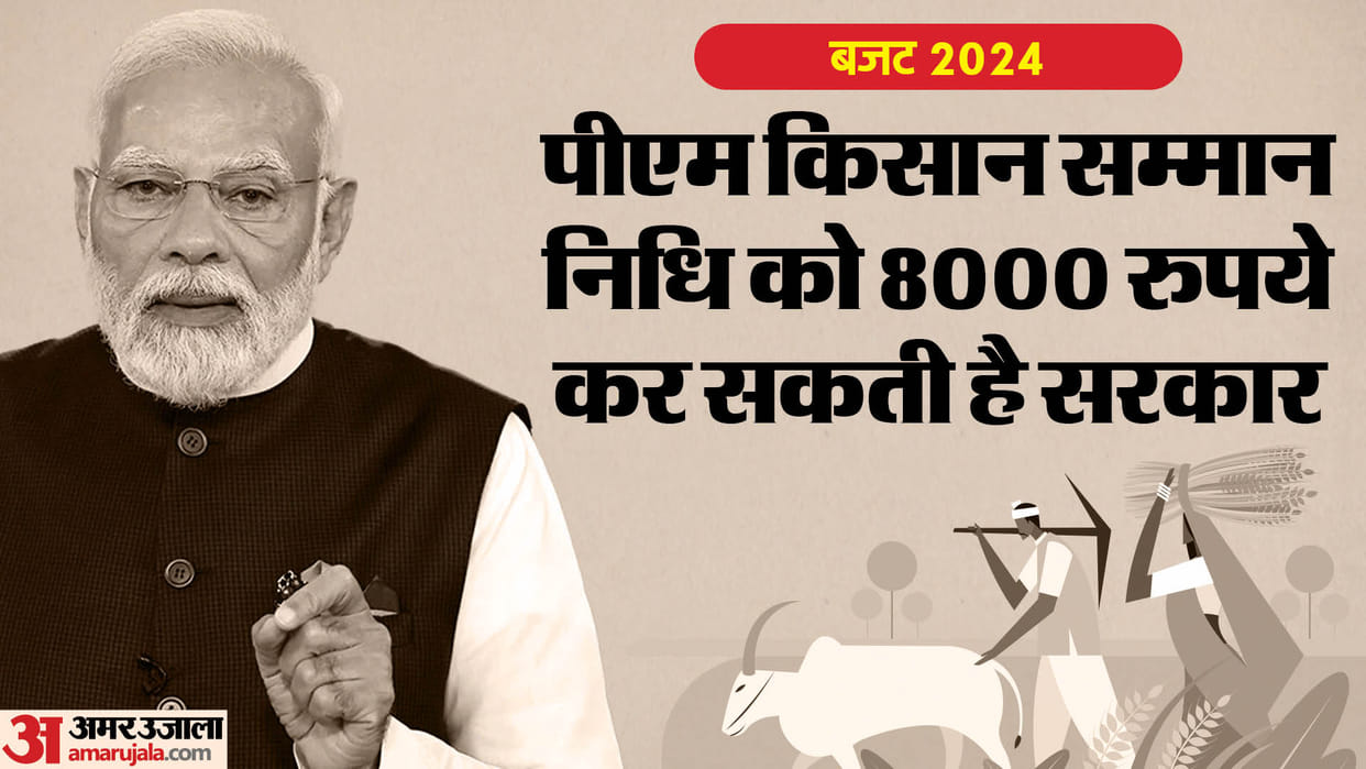 Budget 2024: PM Kisan Samman amount may increase by Rs 8000 annually in interim budget!