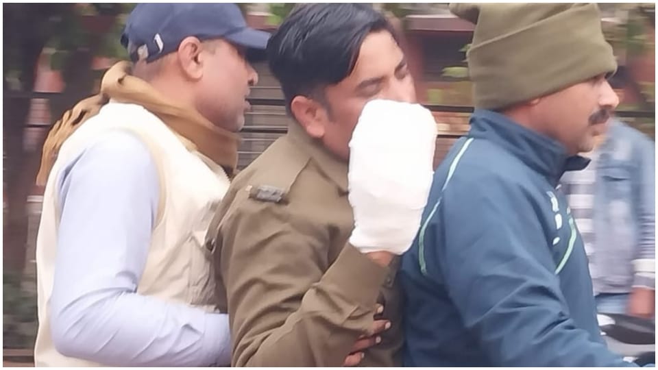 Bullet fired while cleaning rifle hits RPF jawan hand in Dhailpur