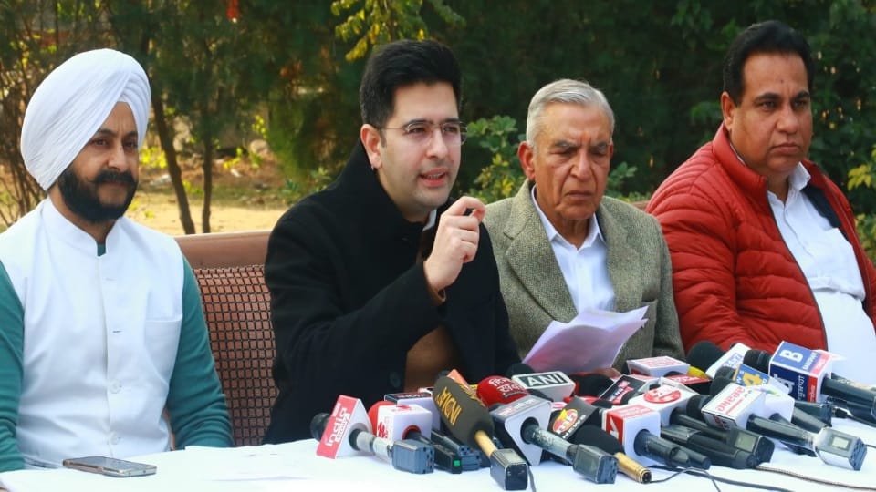 AAP MP Raghav Chadha and congress leader pawan bansal Reaction on Chandigarh Mayor Election