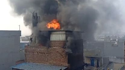 Fire Broke out in Hosiery Factory in ludhiana