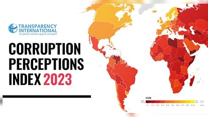 India ranks 93 out of 180 countries in corruption perceptions index 2023