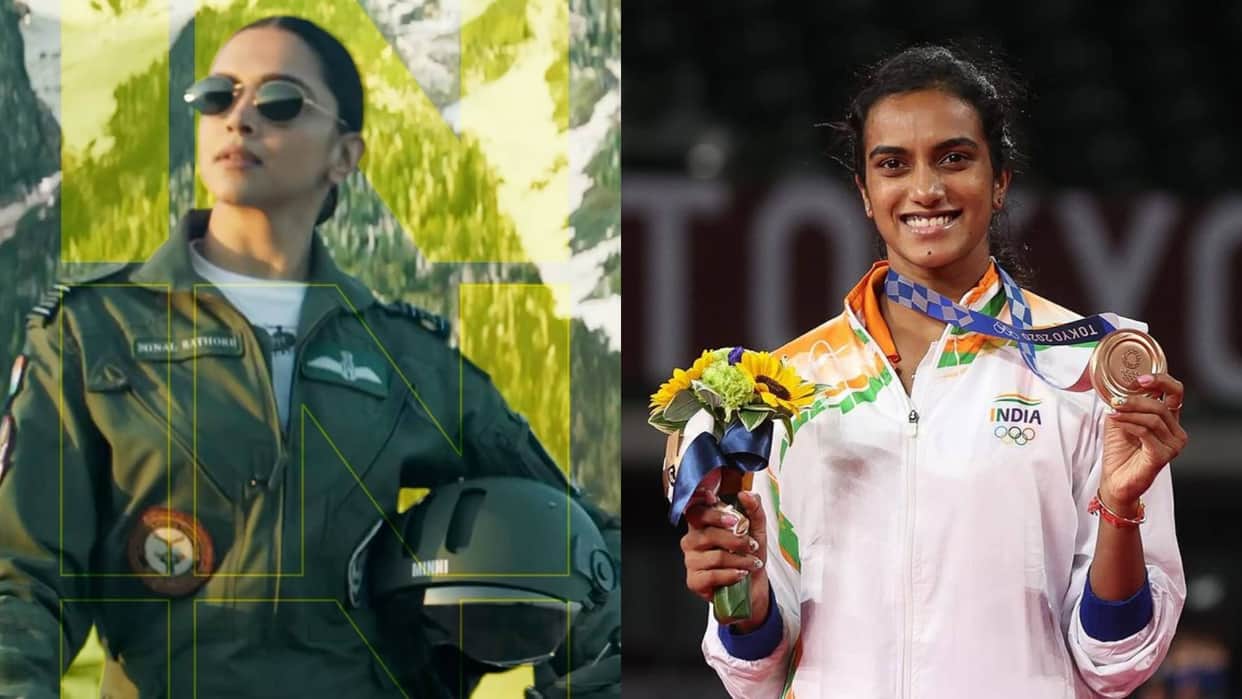 Fighter actress Deepika Padukone replies to acknowledge PV Sindhu review of her Film starring Hrithik Roshan