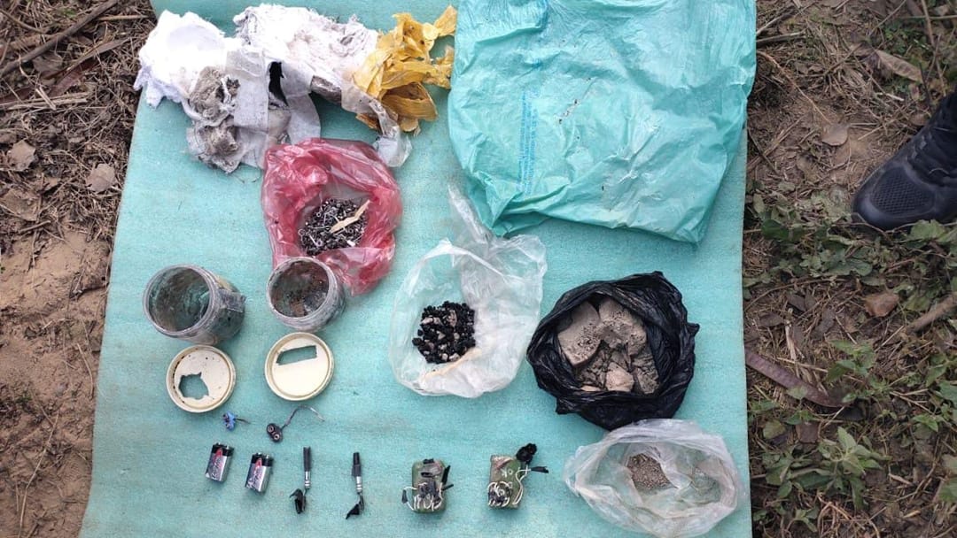 Explosive recovered near a bridge Sherpur area of hiranagar kathua jammu kashmir