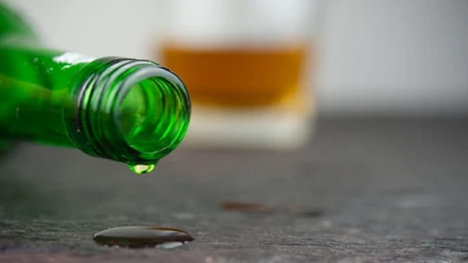 Empty liquor bottles found in women hospital almora