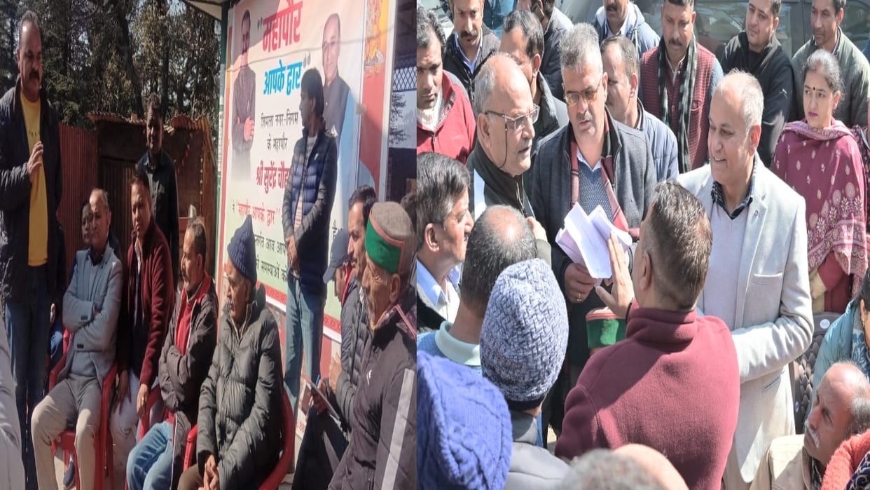 Mayor Surendra Chauhan heard the problems in Kanlog ward, people raised demand to restore the road.