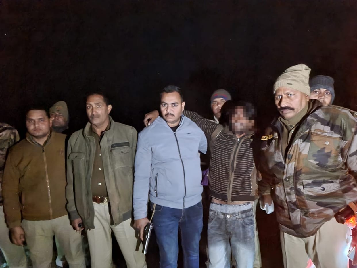 Muzaffarnagar: Police caught a reward of Rs 10 thousand in the encounter, he was wanted in many cases