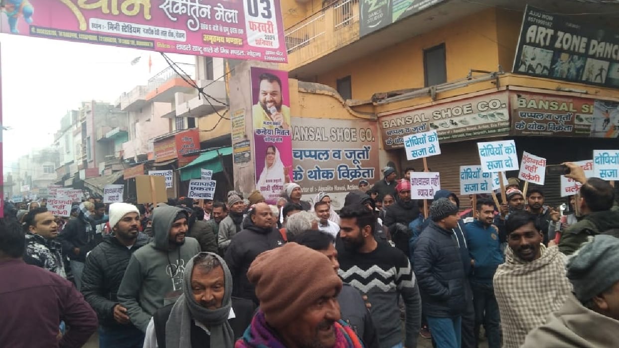 Shops including market, vegetable market and grain market closed in Gohana of Sonipat