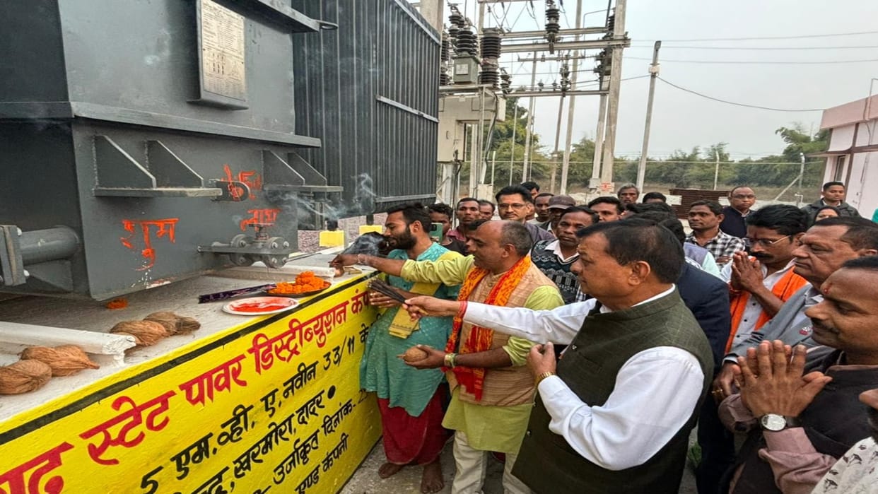 Korba News: Low voltage and electricity problem in Kharmora will be resolved; Minister Dewangan inaugurated su