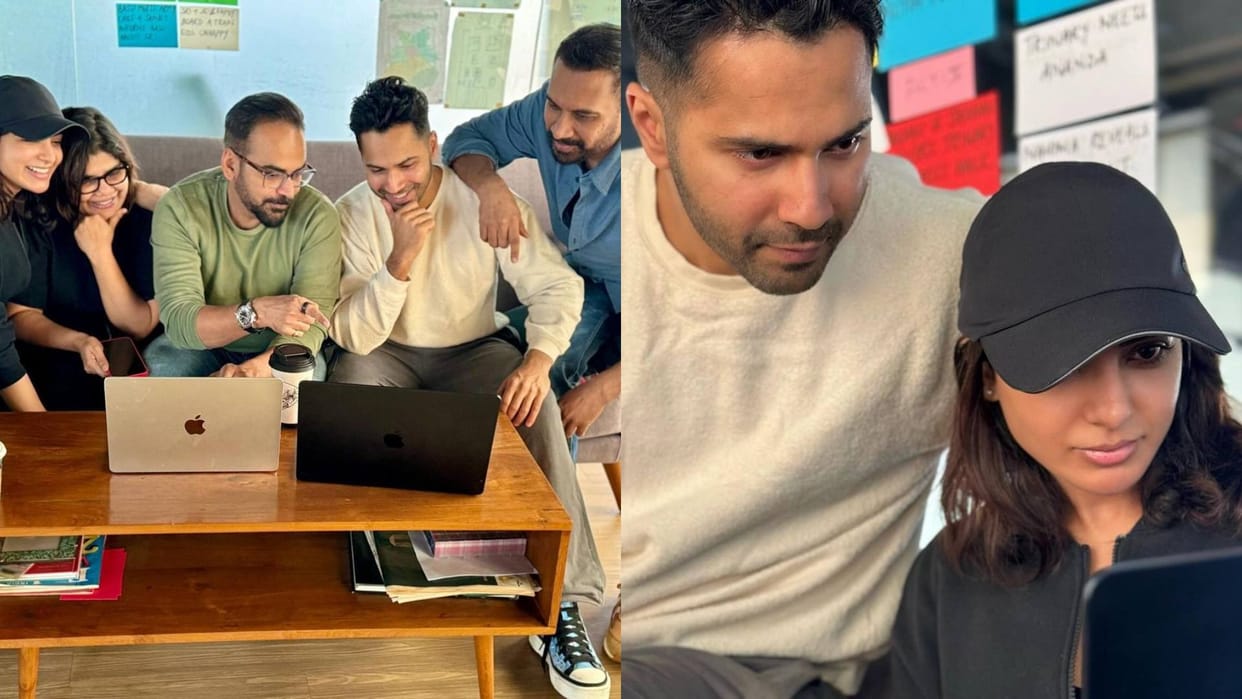 Samantha ruth prabhu shared a series of photos from the set of Citadel post went viral on social media