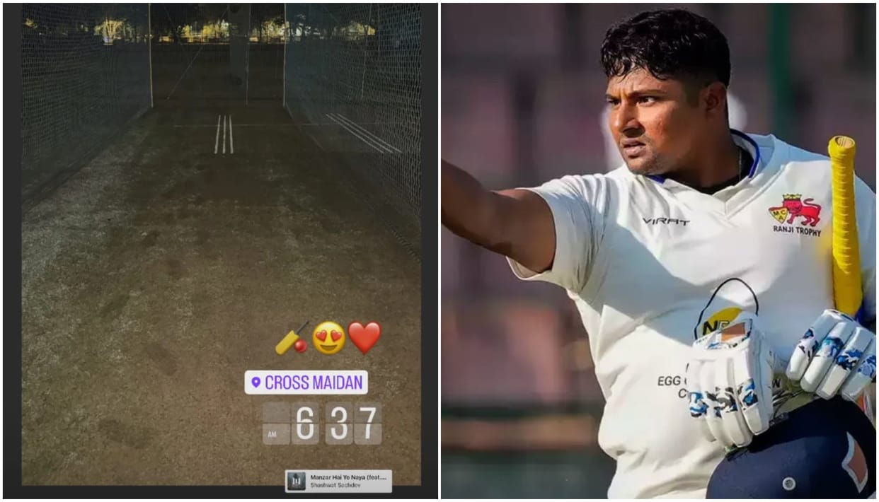 IND vs ENG: Sarfaraz Khan trains at 6:30 am at Mumbai maiden, after his selection in Indian Team
