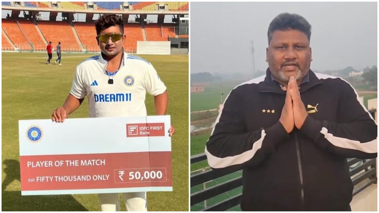 Video: Sarfaraz Khan father emotional after he got selected in Team India vs England 2nd test