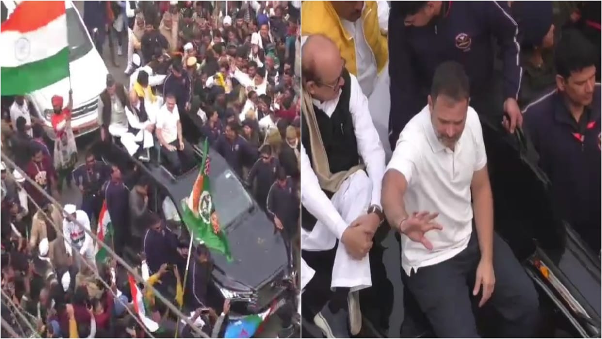 Bharat Jodo Nyaya Yatra reached Katihar; Congress leader Rahul Gandhi greeted public by waving hands