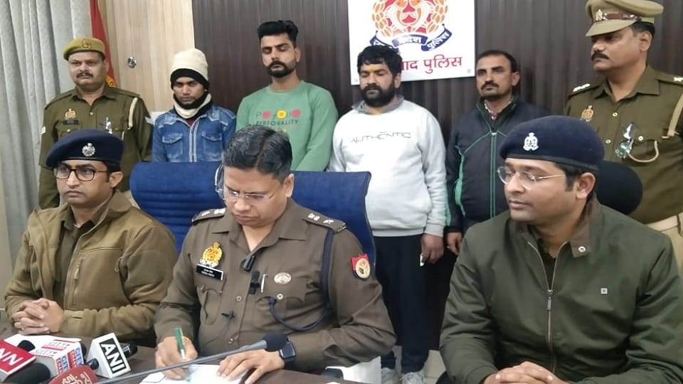Moradabad: Three arrested cow slaughter, conspiracy remove station incharge, Monu Vishnoi also among accused