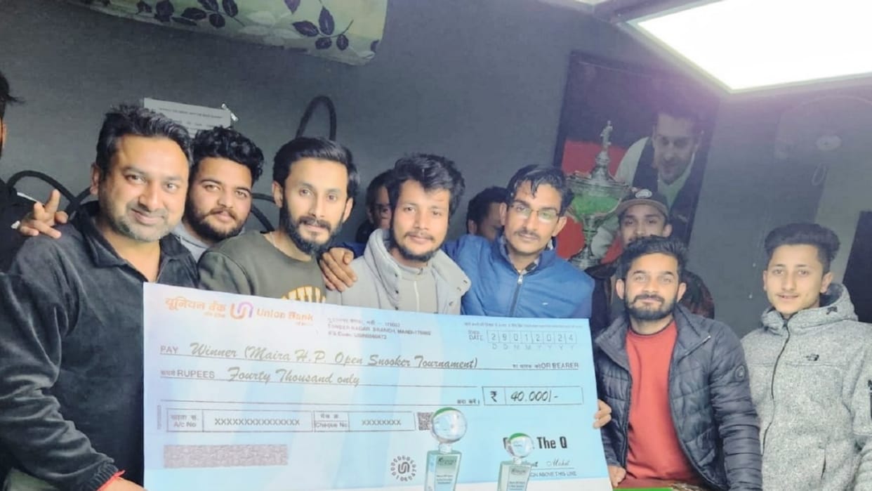 Pradyuman becomes the winner of Myra Himachal Open 15 Red Snooker Tournament
