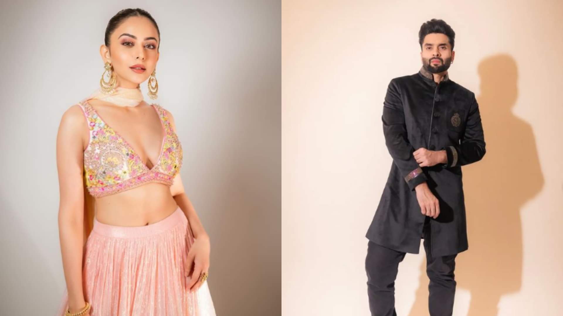 Rakul Preet Singh and Jackky Bhagnani wedding couple jet off for Goa with family spotted at mumbai airport