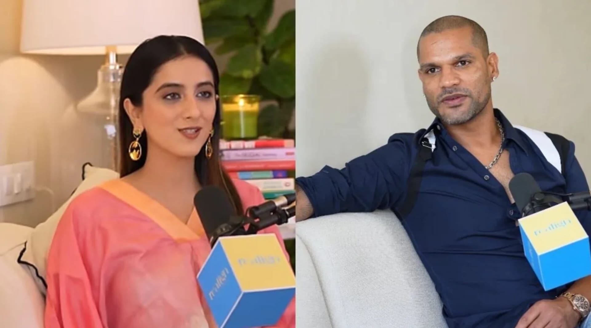 'You attracted me too?' Shikhar Dhawan's funny answer to female anchor Karishma Mehta