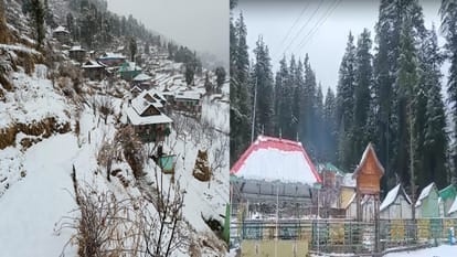 Himachal Weather update: snowfall and rainfall recorded in state, many roads and  power transformers stalled.