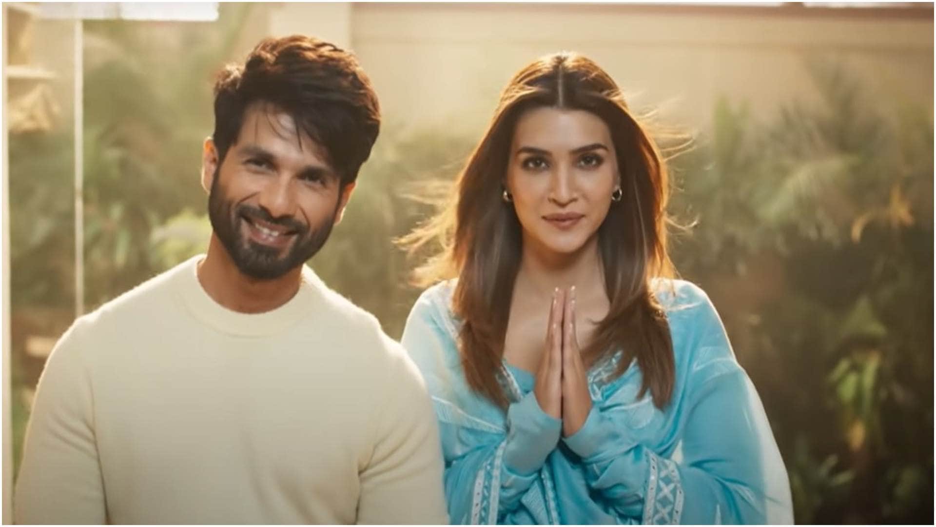 Shahid Kapoor Kriti Sanon film teri baaton mein aisa uljha jiya new promo released in theatres on 9th february