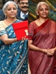 वित्त मंत्री की साड़ी