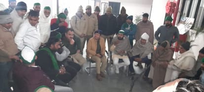 Meerut: case filed against 40 including BKU district president for protesting in police station
