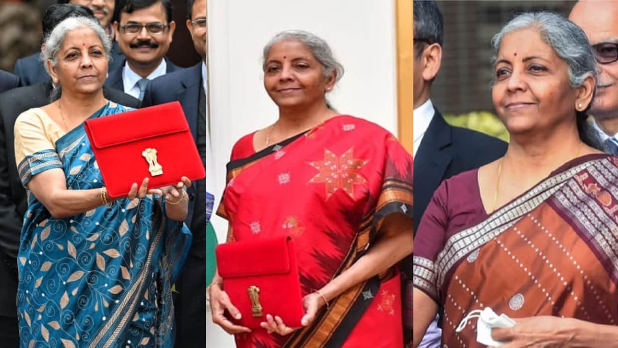 budget 2024 finance minister nirmala sitharaman saree look on budget day