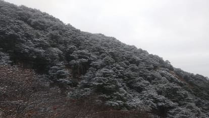 Nainital Snowfall: First snowfall of the season in Nainital