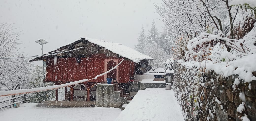Uttarakhand Fresh snowfall today 10 pictures of  beautiful views Tourist places from Mussoorie to Nainital