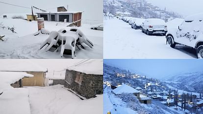 Himachal Weather Update Today: Heavy Snowfall in Shimla, Chamba Many Roads And Power Transformers Stalled