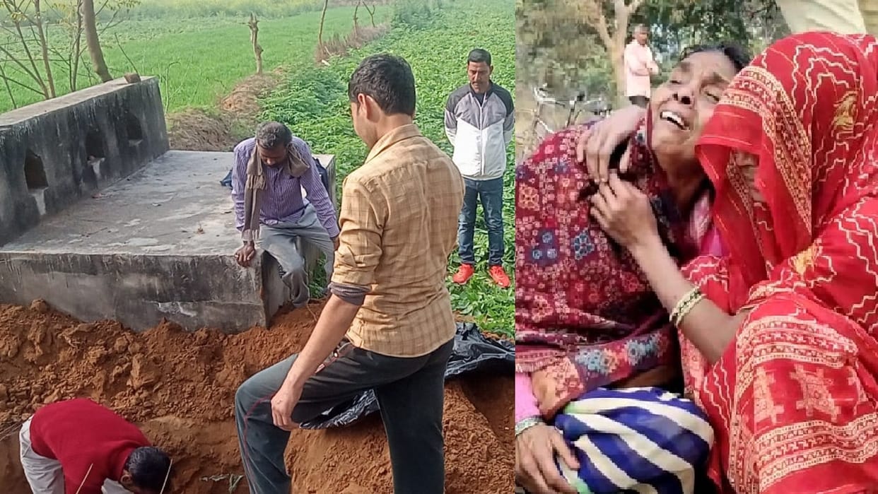 After three and a half years the family found the skeleton of the girl, the accused could not be arrested
