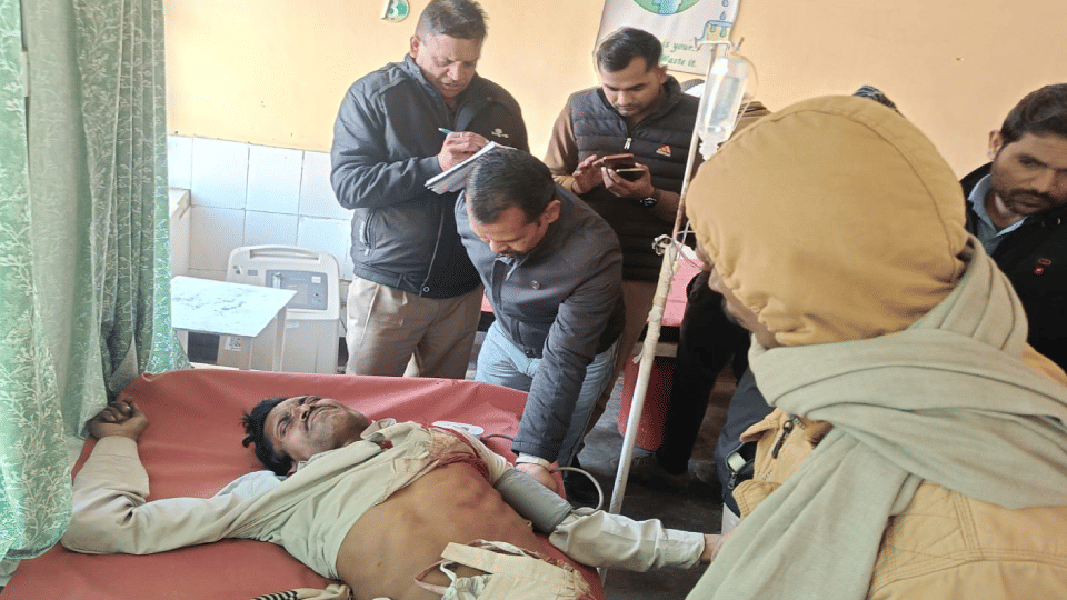 farmer was shot from behind during going to fields in sambhal