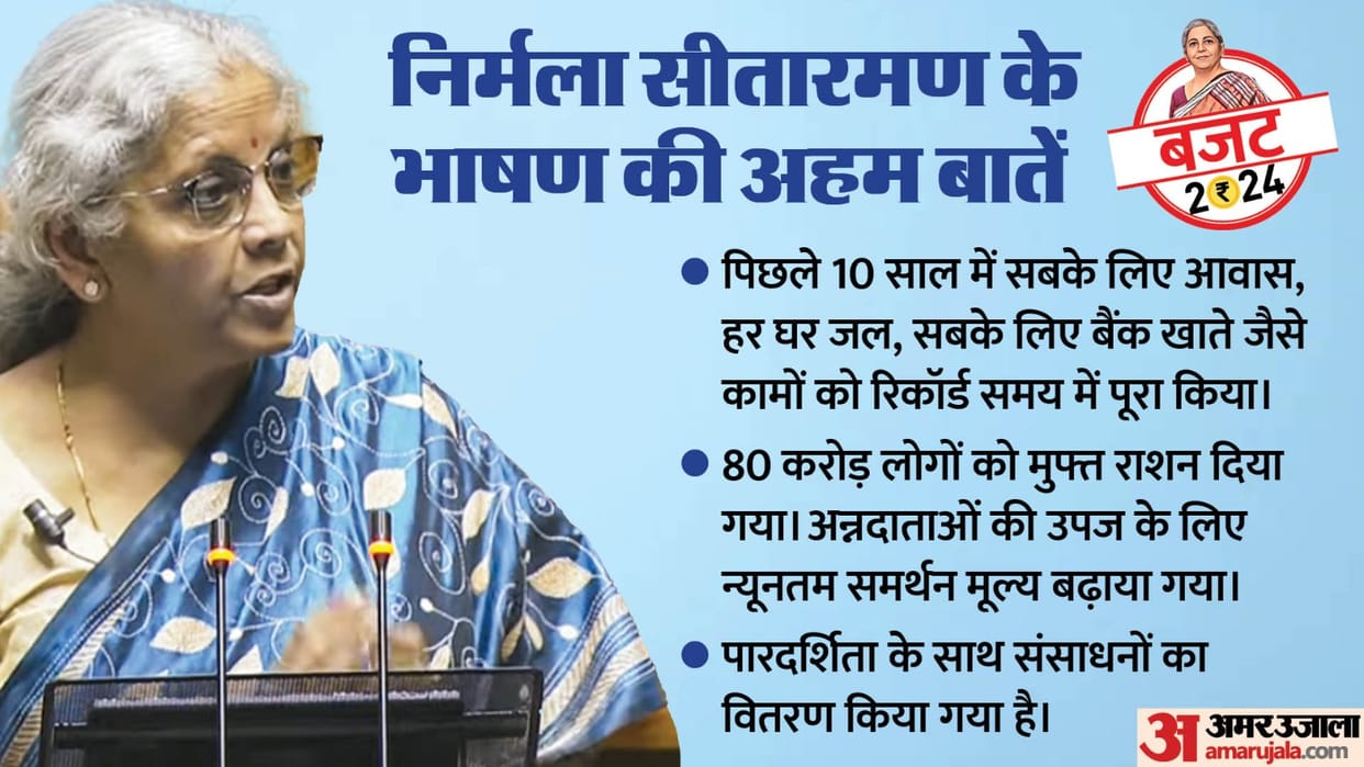 Union Budget 2024 Speech Key Highlights Govt Achievenment To India Roadmap Details in Hindi