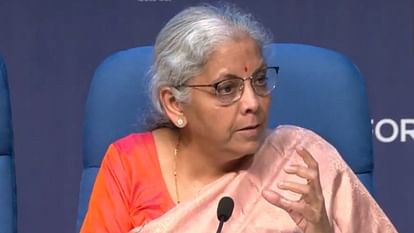 "Three continuous quarters we have had more than 8 per cent growth", says Finance Minister Nirmala Sitharaman