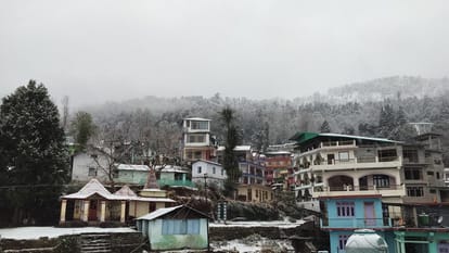 Nainital Snowfall: First snowfall of the season in Nainital