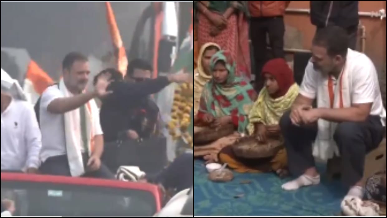 Bharat Jodo Nyay Yatra updates Congress MP Rahul Gandhi  interacts with beedi workers