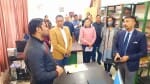 निरीक्षण करते अलीगढ़ के डीएम विशाख जी.