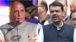 रक्षा मंत्री राजनाथ सिंह, महाराष्ट्र के डिप्टी सीएम देवेंद्र फडणवीस (फाइल)