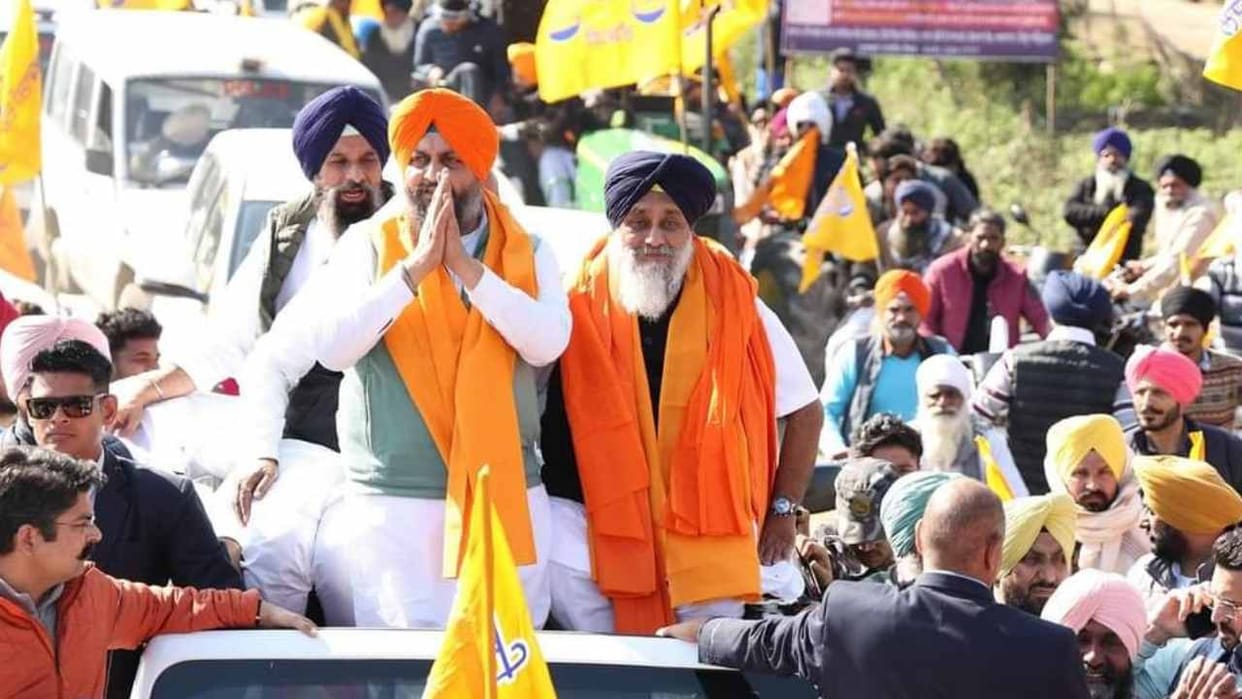 Sukhbir Badal targets AAP government on second day of Punjab Bachao Yatra